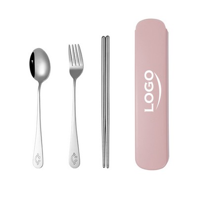 Three Piece Set Of Stainless Steel Tableware(Free Shipping)