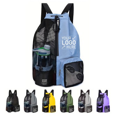 Mesh Drawstring Backpack