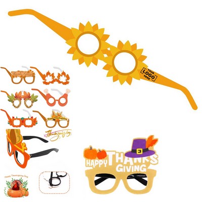 Thanksgiving-Themed Paper Eyewear