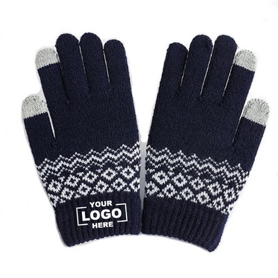 Winter Gloves Knit Warm Gloves