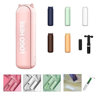 USB Rechargeable Fan with Power Bank