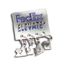 Bar Pin With Connecting Charms