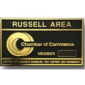 Stock Black 3D Plaque (5"x8 1/2")