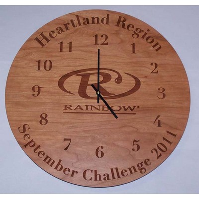 10" - Hardwood Clocks - Wall
