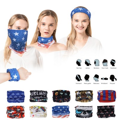 Sublimated Reusable Neck Gaiter (Machine Washable)