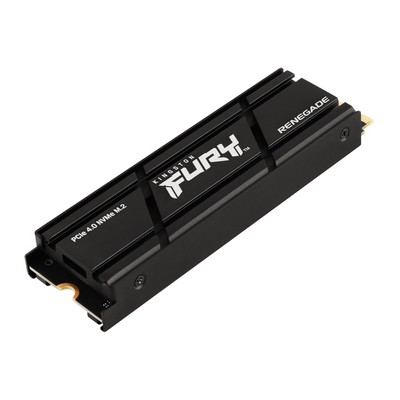 Kingston Fury Renegade 500GB PCIe Gen 4.0 NVMe M.2 Internal Gaming SSD with Heat Sink - PS5 Ready