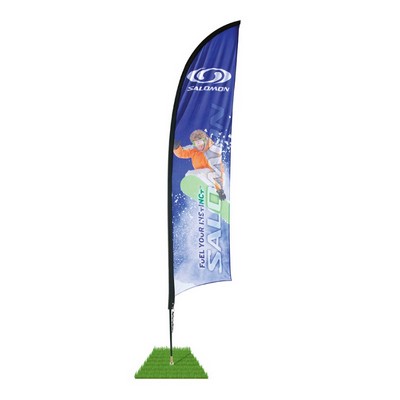 9' Shark Fin Wind Flag Only - Single Sided