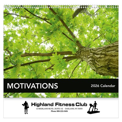 Motivations Wall Calendar: 2026 Spiral Bound
