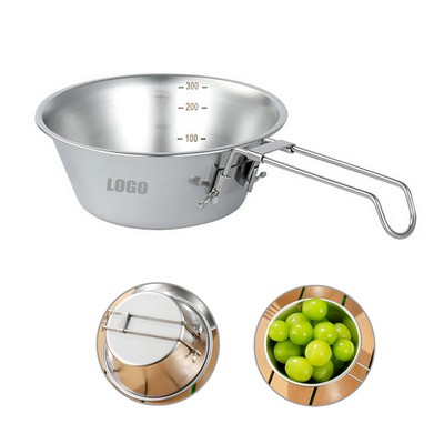 300 Ml Outdoor Foldable Handle Snow Slide Bowl