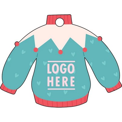 Full Color Acrylic Ornaments - Blue Sweater