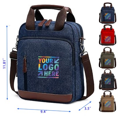 Crossbody Canvas Messenger Bag