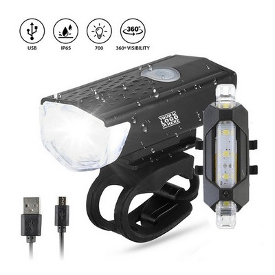 Rechargeable Bike Light Set
