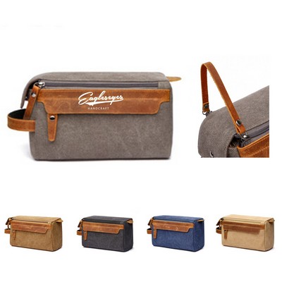 Canvas Toiletry Bag