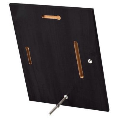 5" x 7" Gloss Value Black Finish Plaque with Pin