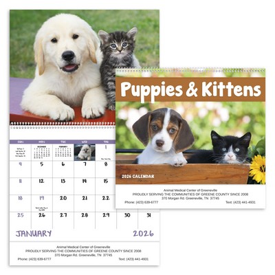 13 Month Puppies and Kittens - Spiral