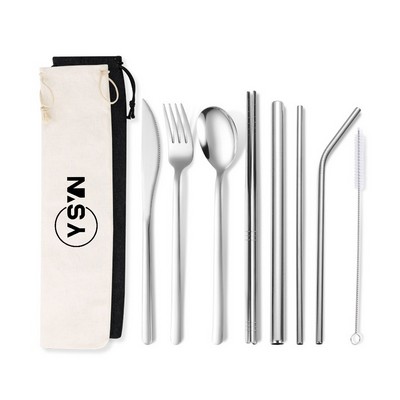Reusable Utensils Set w/Pouch