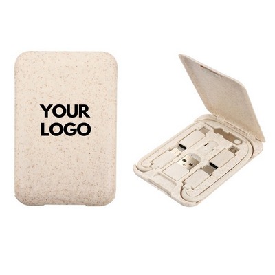 Eco Friendly Multi Functional Data Cable Conversion Head Portable Storage Box Phone Sim Card Holder