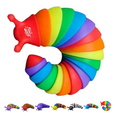 Eco-Friendly Twisting Fidget Slug Stress Relief Toy