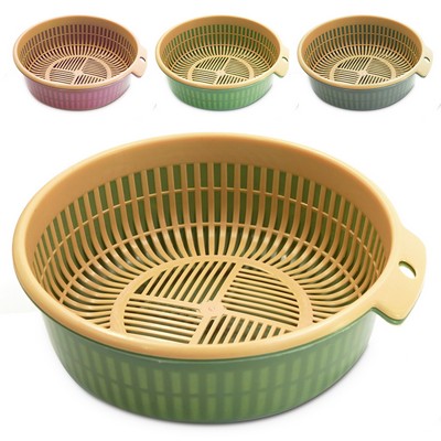 Kitchen Fruit And Vegetable Drain Basket