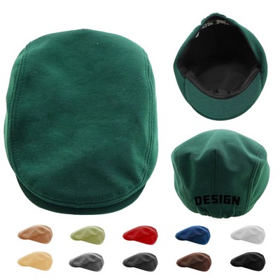 Men Women Newsboy Flat Cap Beret Hat