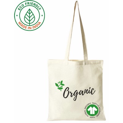 Organic Cotton Eco Friendly GOTS Certified Tote Bag