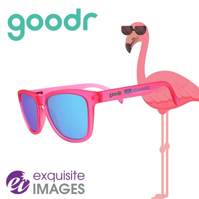 goodr® Flamingos on a Booze Cruise Sunglasses