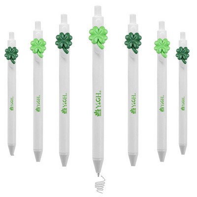 Click Activated Pen With Clover