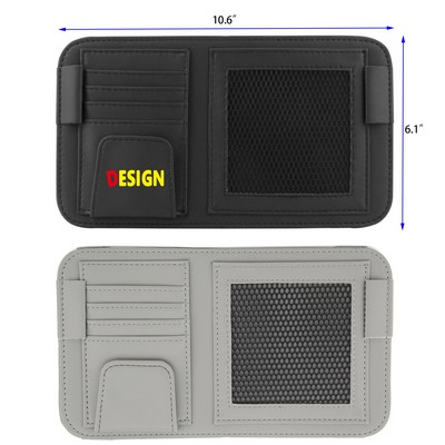 Leather Car Sun Visor
