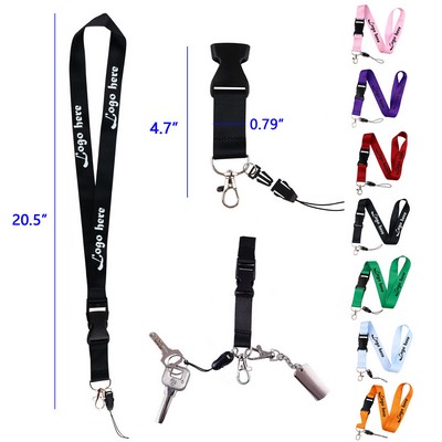 Custom Polyester Keychain Strap Lanyard