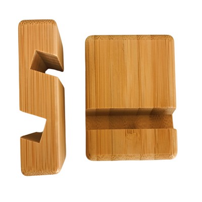 Bamboo Portable Cell Phone Stand