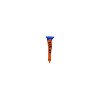 1.77 Inch Plastic Golf Tee In Mixed Colors