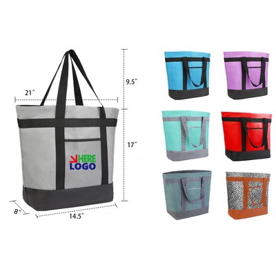 Reusable Insulated Grocery Shopping Tote Bag