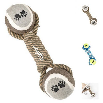 Pet Cotton Rope Dumbbell Toy