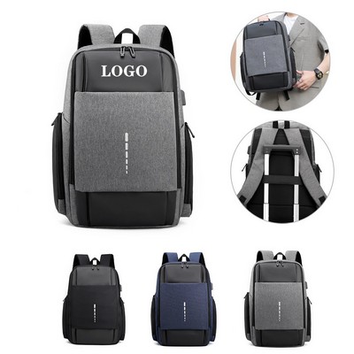 Oxford Commuter Backpack with USB Port