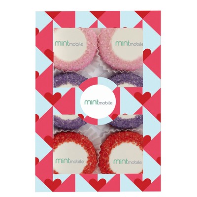 Valentine's Day Luxury Chocolate Oreo® Gift Sets - 6 Piece with Sugar Crystals
