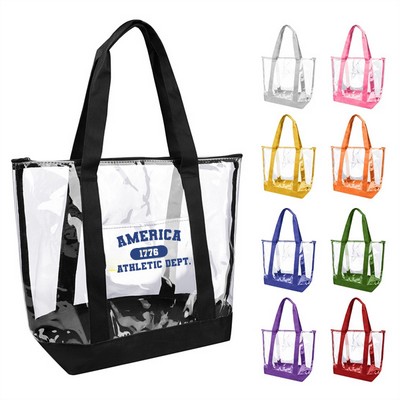 Clear Stadium Tote Bag