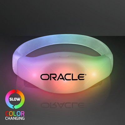 Stretchy Light Bracelets, Slow Color Change LED - PRINTED