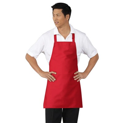 Red Bib Apron w/Adjustable Neck Strap