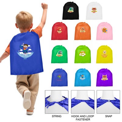 Kid Satin Superhero Cape (Full Color)