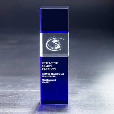 Blue Morena Award (2"x2"x6.3")