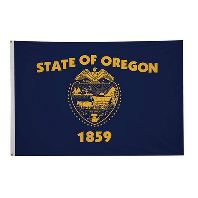 4' x 6' Oregon State Flag Double-Sided