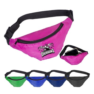 One Pocket Nylon Fanny Pack-Close Out