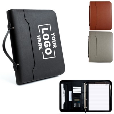 Business Travel & Conference Portfolio Organizer Folder