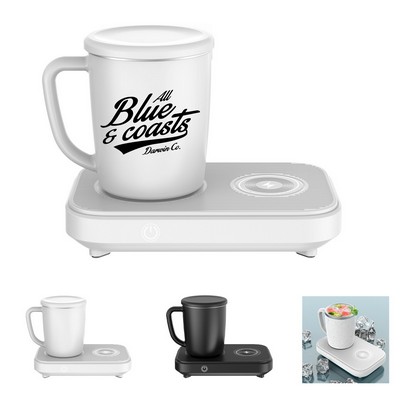 12oz Heating Cooling Mug with Wireless Charger