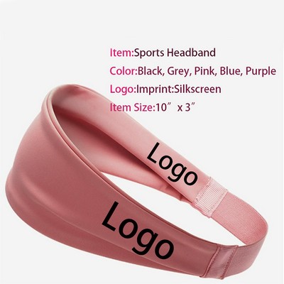 Custom Quick Drying Resilient Nylon Ice Silk Cooling Headband LOW MOQ