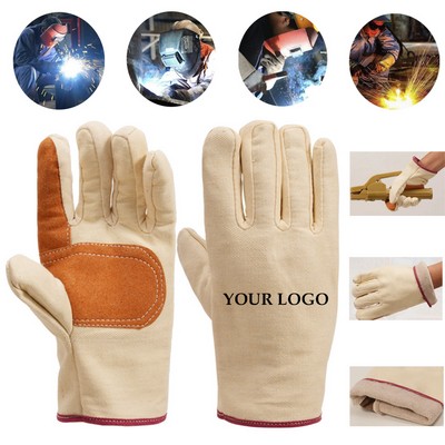 Men's Leather Work Gloves
