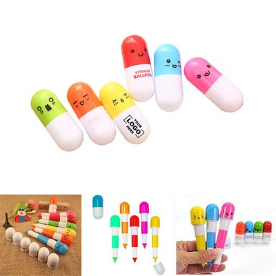 Capsule Action Ballpoint Pen(Free Shipping)