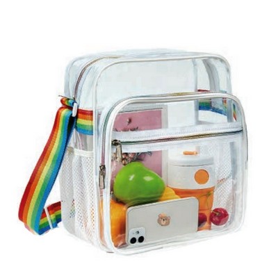 RainbowGlide Clear Travel Bag