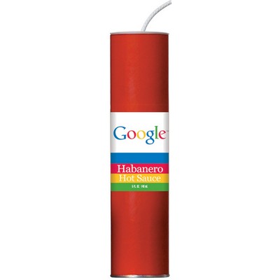 Red Dynamite or Firecracker Tube (Horizontal Label)