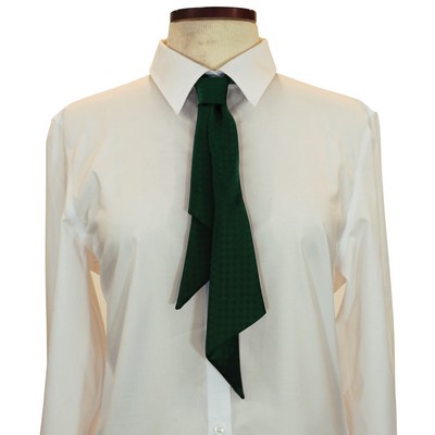 Hunter Green Beckett Tone-on-Tone Ladies Ascot